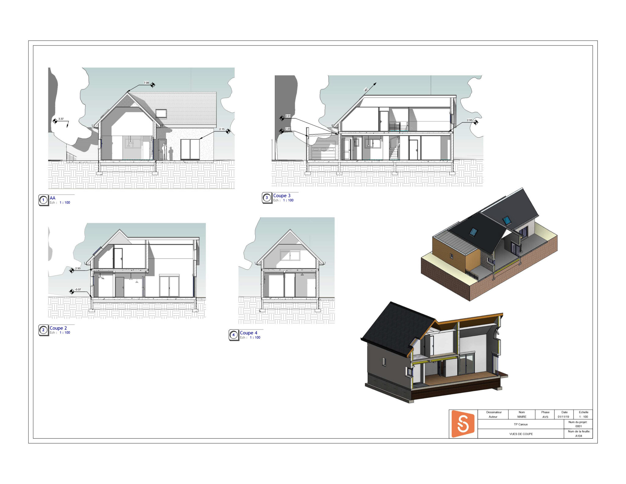 Projet réalisé dans Revit