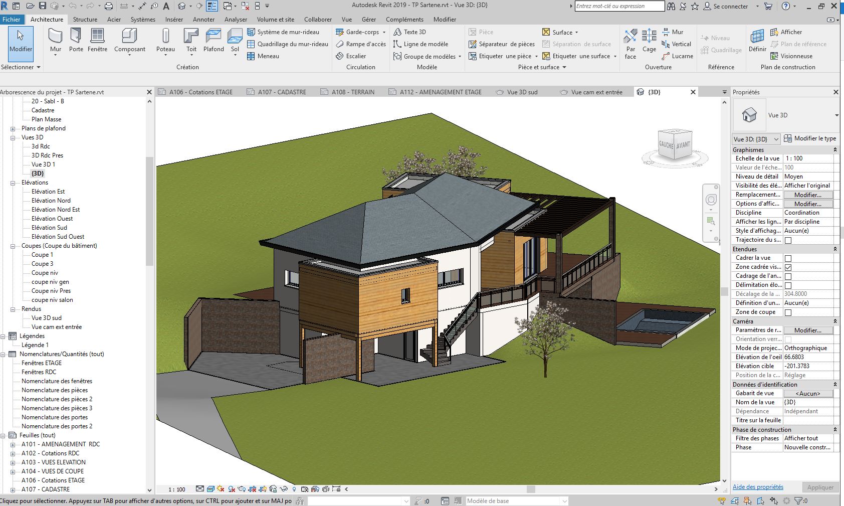 Projet réalisé dans Revit