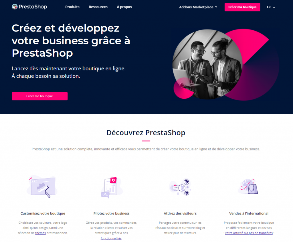 Homepage Prestashop