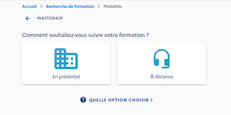 Recherche sur Mon Compte Formation : les modalités